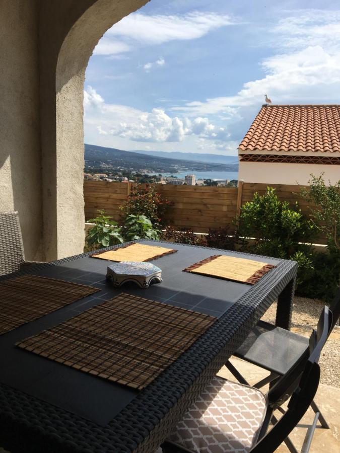 Rez-De-Villa Vue Mer Panoramique 4 P - Soleil Levant Ла-Сьота Экстерьер фото